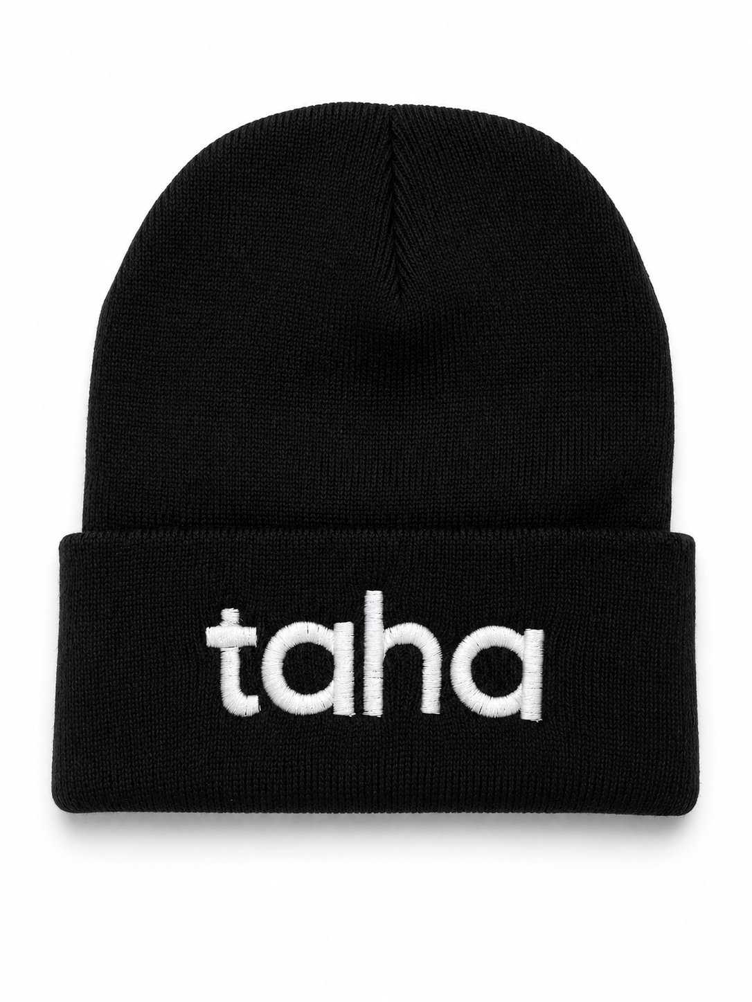 Solid Cuffed Taha Beanie (Black)